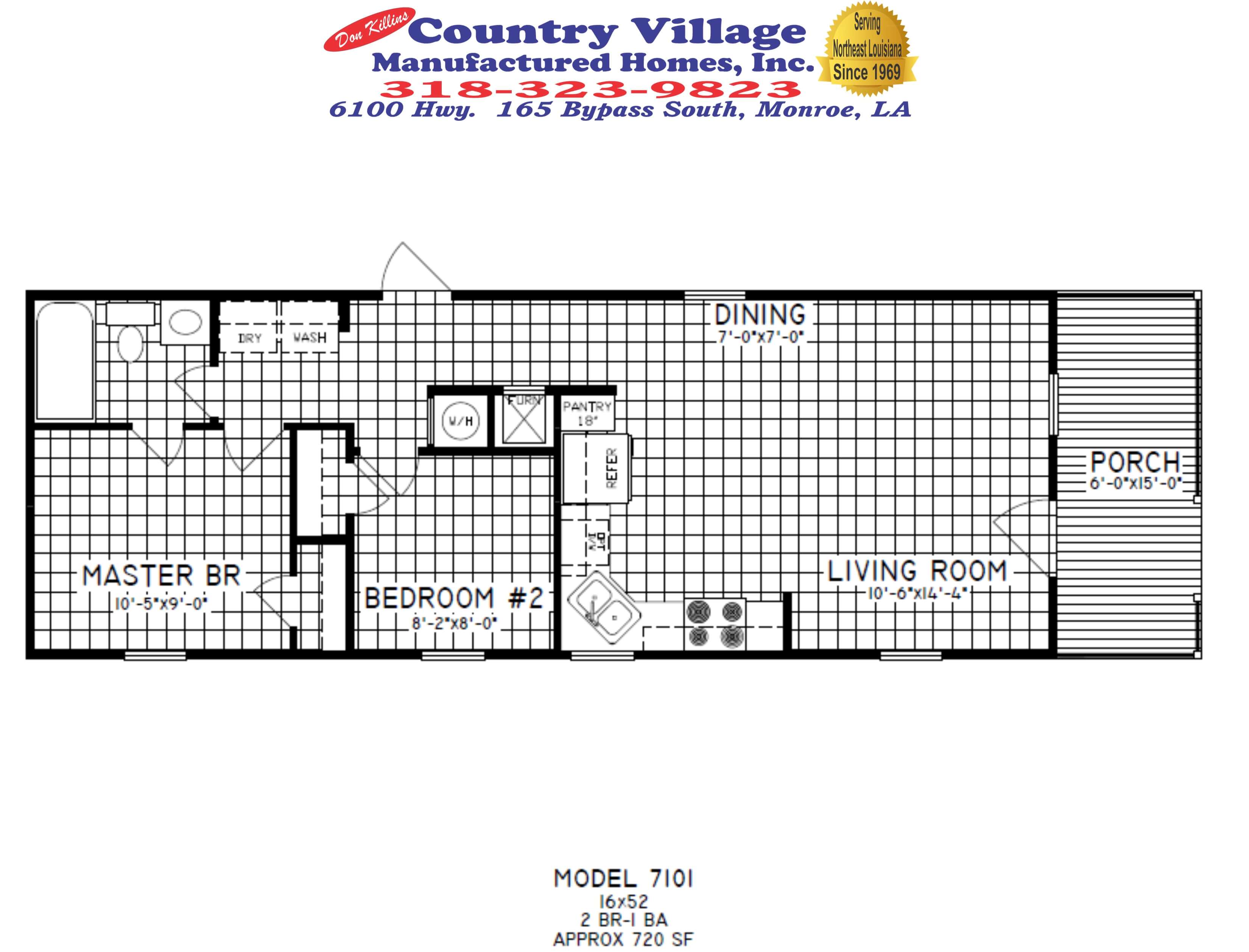 Single Wide Floorplans Don Killins Country Village