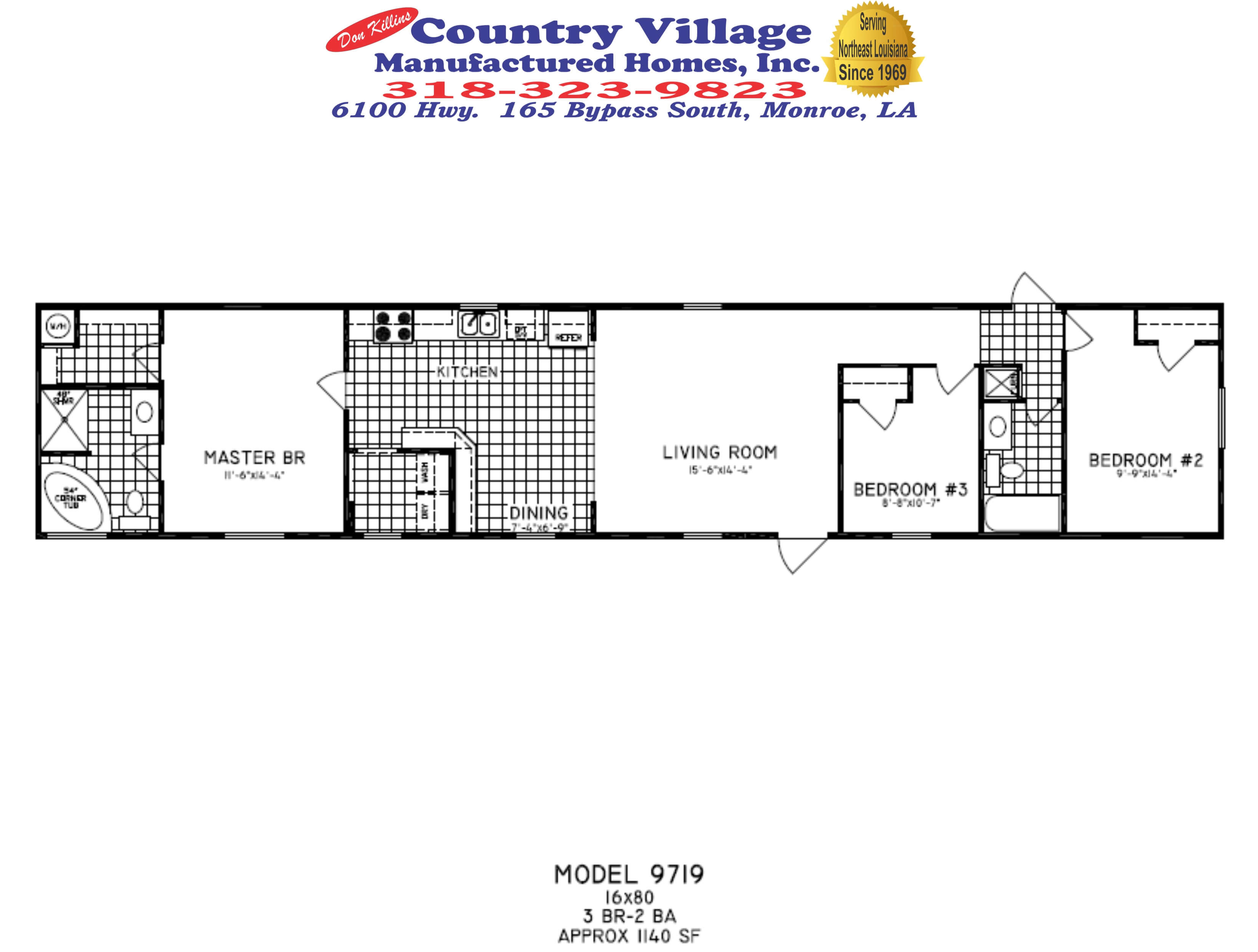 Single Wide Floorplans Don Killins Country Village