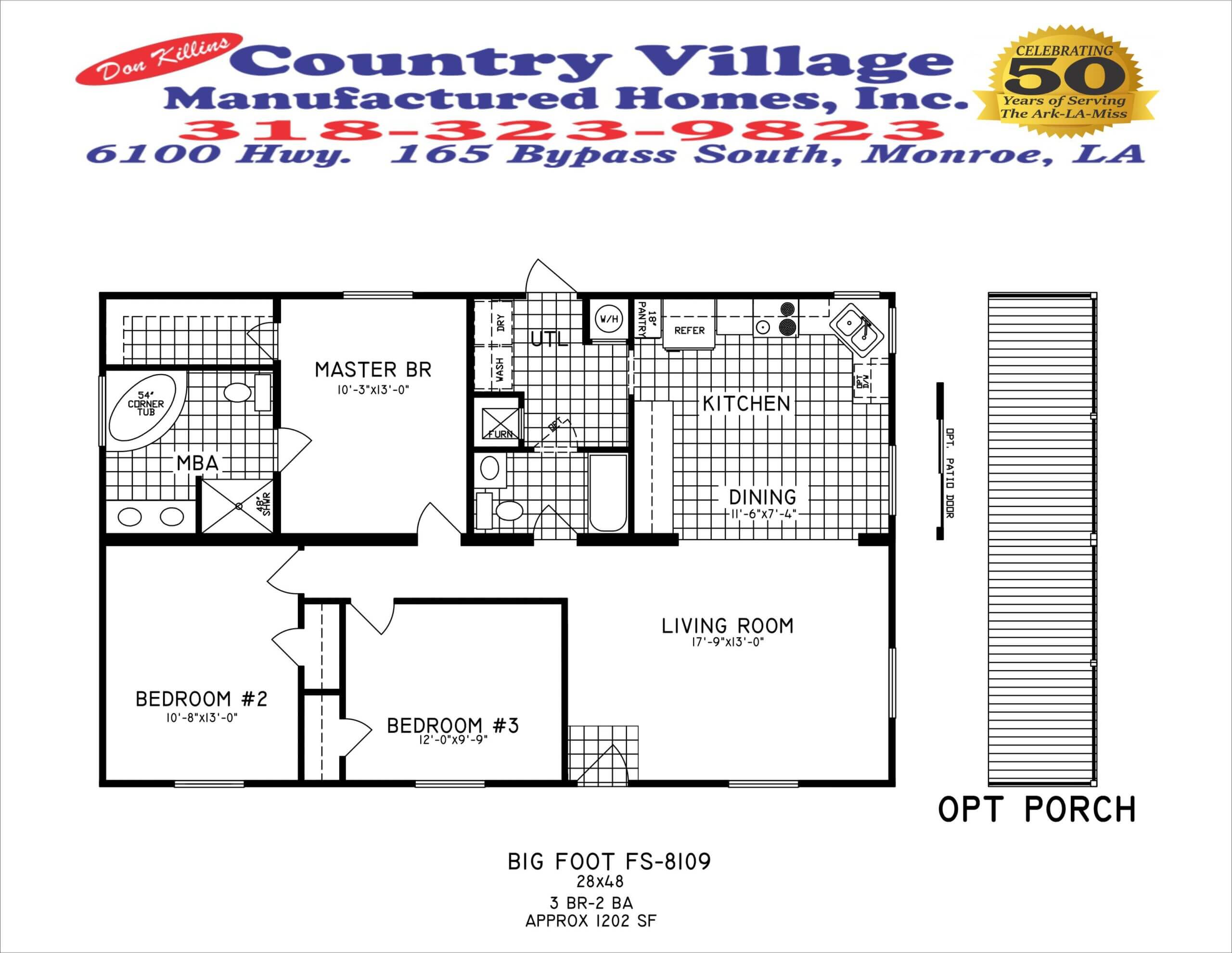 8109 Big Foot FS 28x48 3+2